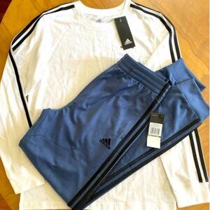 ADIDAS Boys Athletic Wear Set Size 14-16 NWT